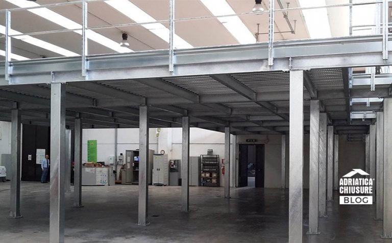 soppalchi per uffici in acciaio