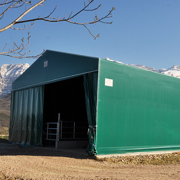 Tunnel per ricovero fieno