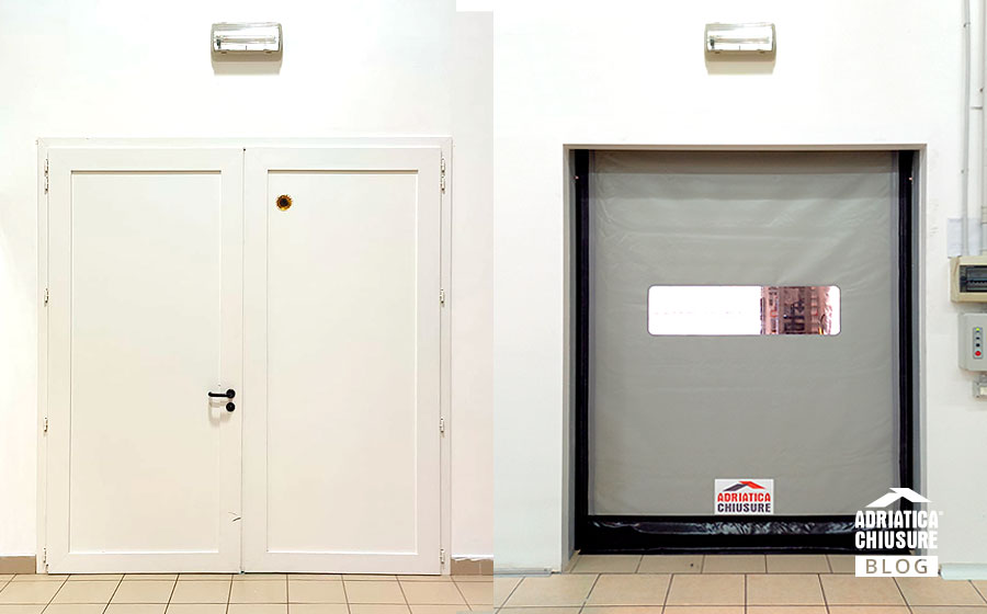 Quacquarini porta rapida autoriparante Adriatica Chiusure