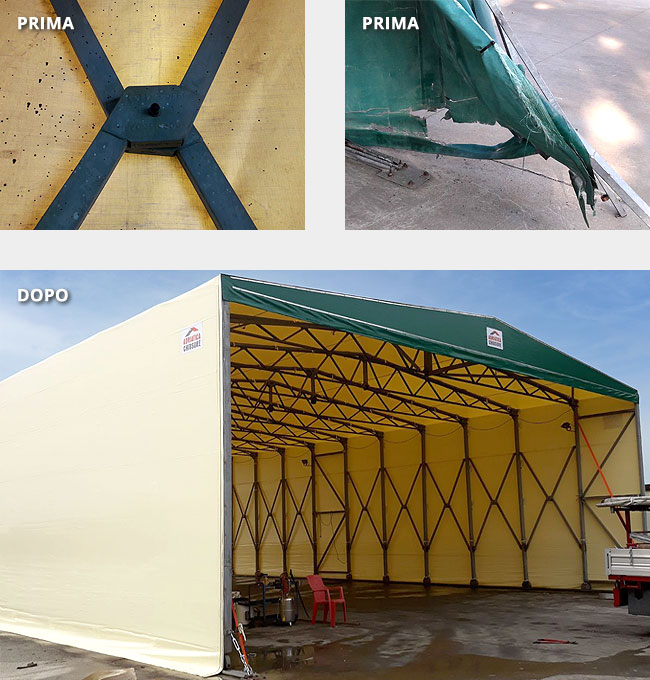 Ritelonatura capannoni in PVC Adriatica Chiusure