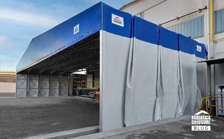 Copertura pvc retrattile Ergon Meccanica Adriatica Chiusure