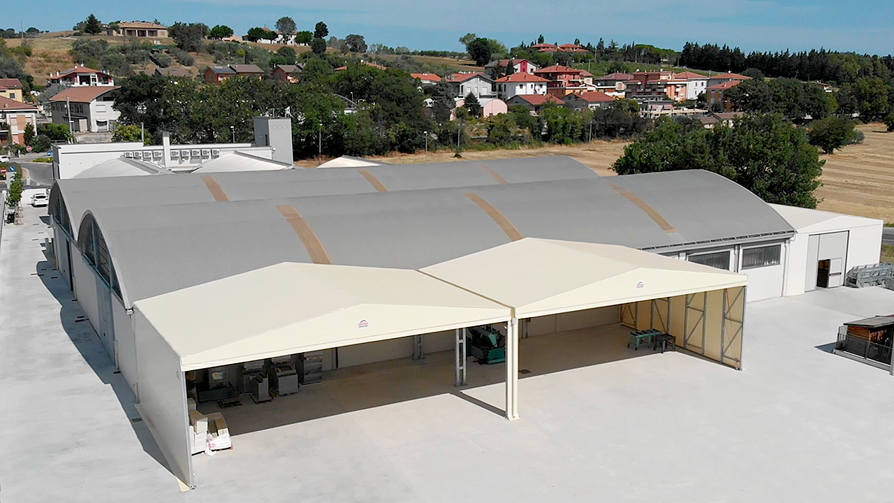 Doppio Tunnel zoppo MeccAL Profilglass Adriatica Chiusure