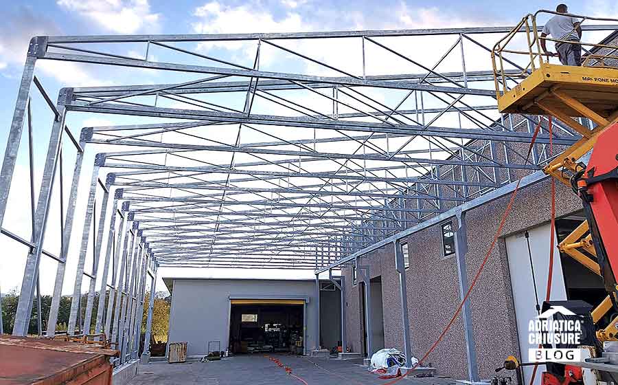 Capannoni in ferro usati Adriatica Chiusure 1