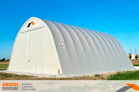 Capannone ricovero attrezzi agricoli Arcotunnel Adriatica Chiusure