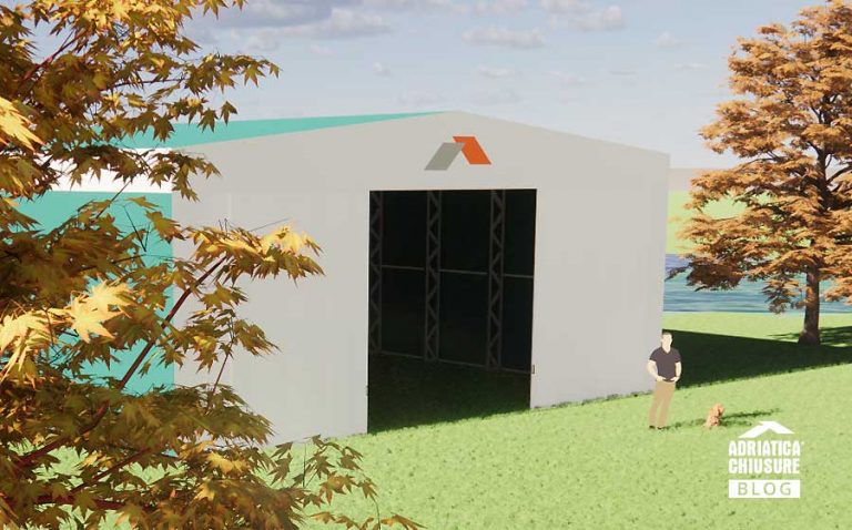 Capannoni a gamba dritta Adriatica Chiusure