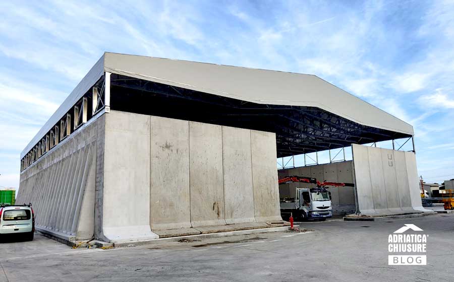 Tunnel mobile speciale Eco Ricicli_Adriatica Chiusure