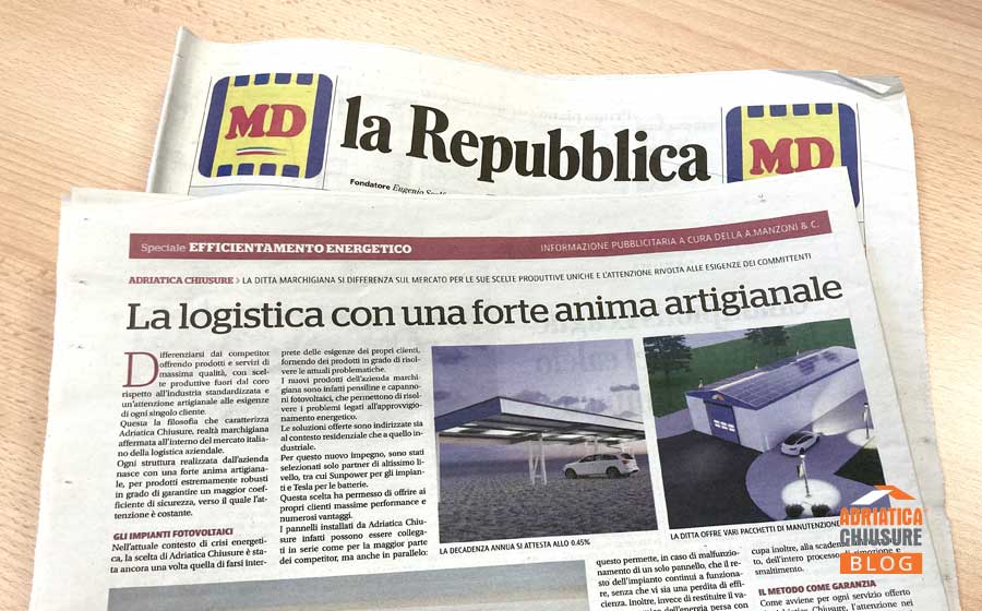 La logistica La Repubblica Adriatica Chiusure