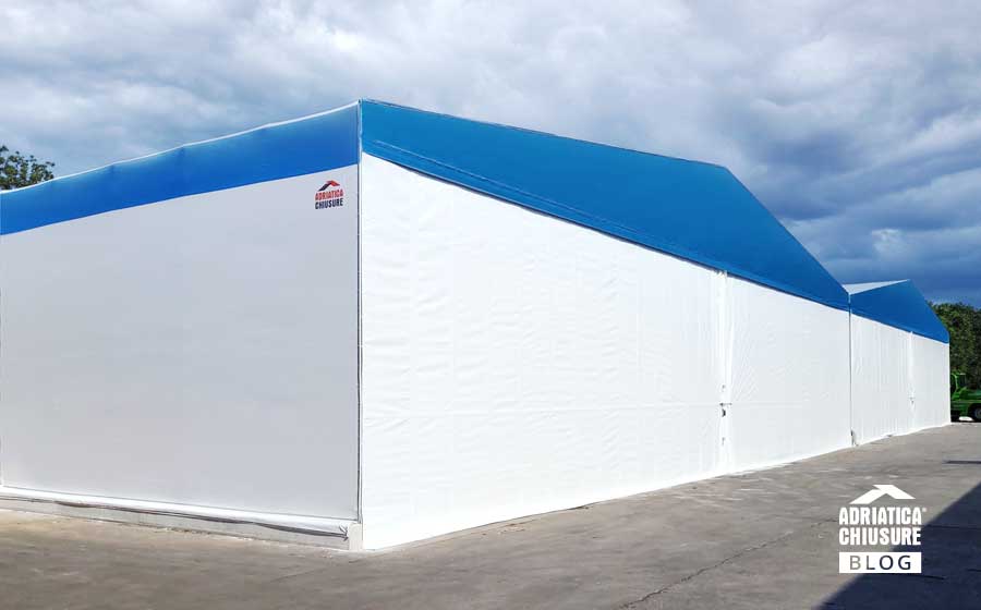 Due Tunnel mobili indipendenti Tempi Group Adriatica Chiusure