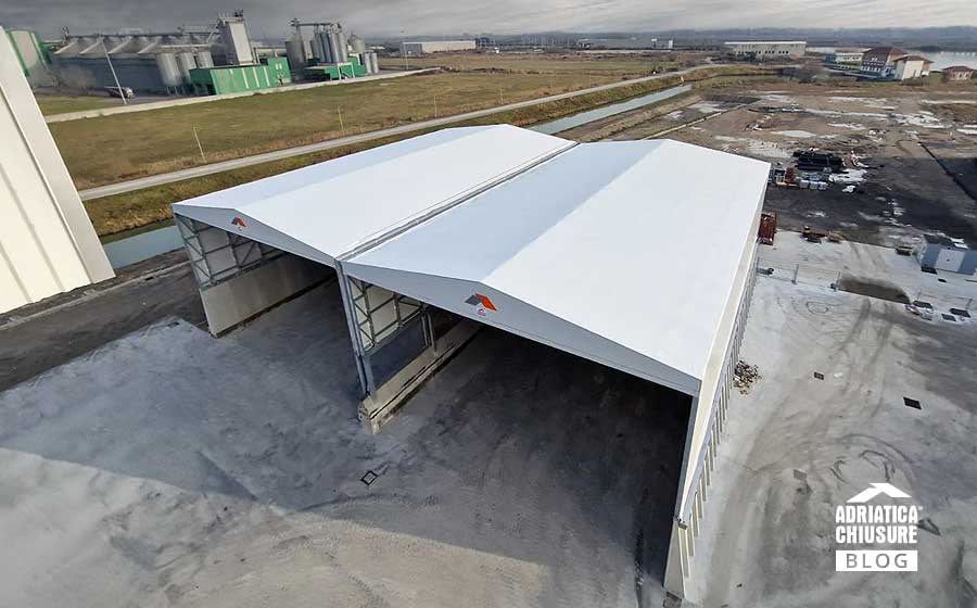 Capannoni speciali su cordoli Adriatica Chiusure