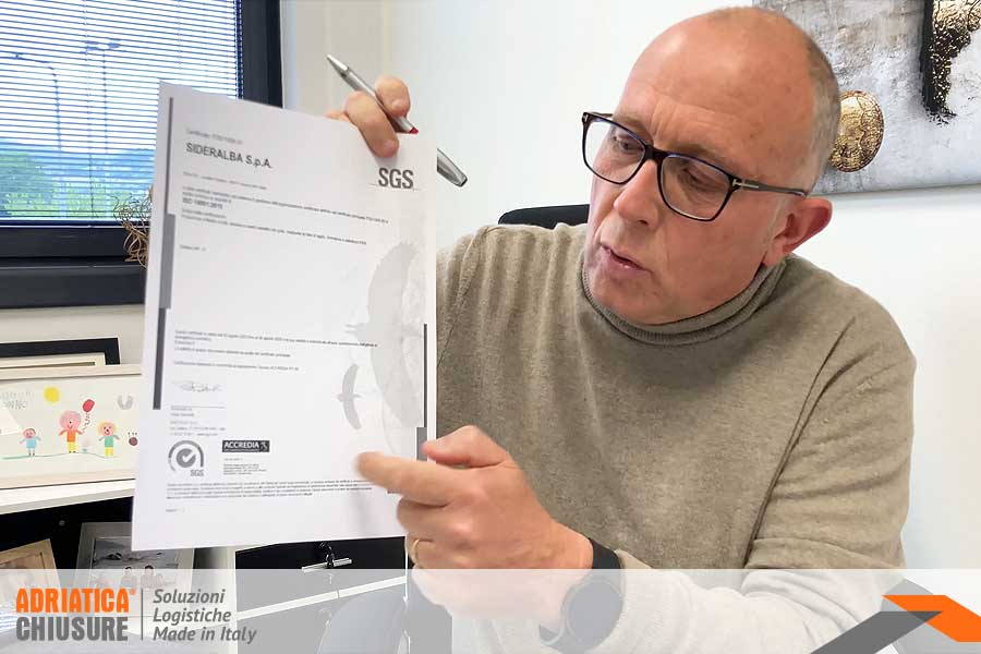 Acciaio Green Certificato Adriatica Chiusure