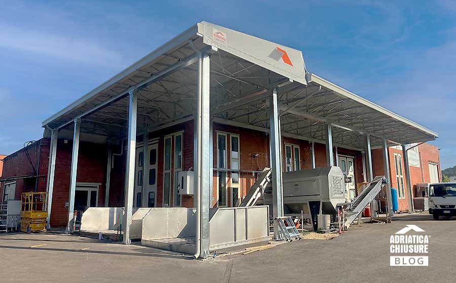 Tunnel fissi di collegamento Frantoio Morettini Adriatica Chiusure
