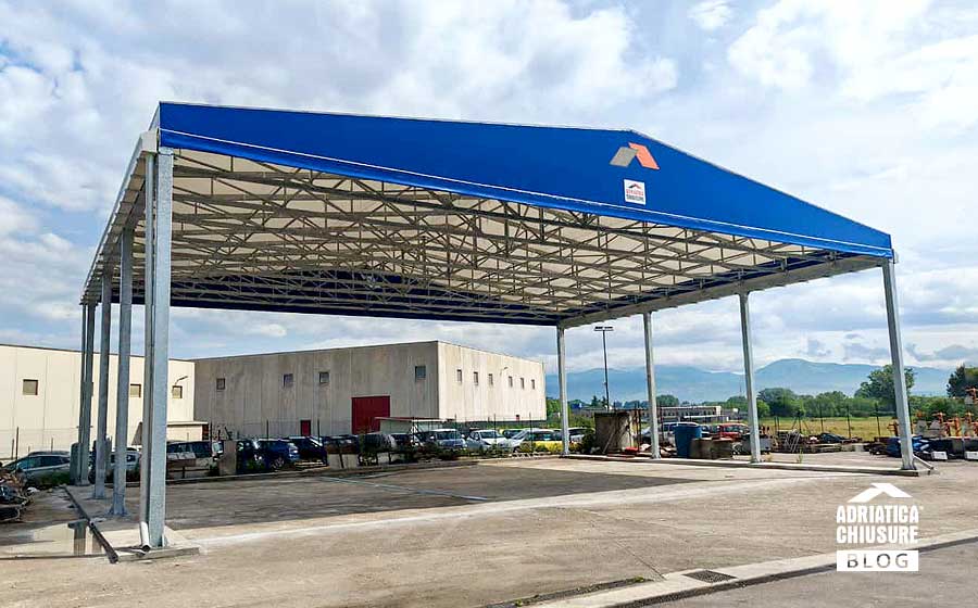 Struttura per capannone Adriatica Chiusure