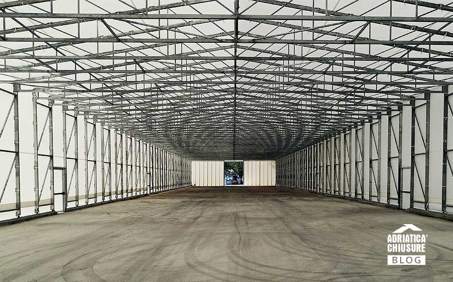 Durata capannoni mobili Adriatica Chiusure