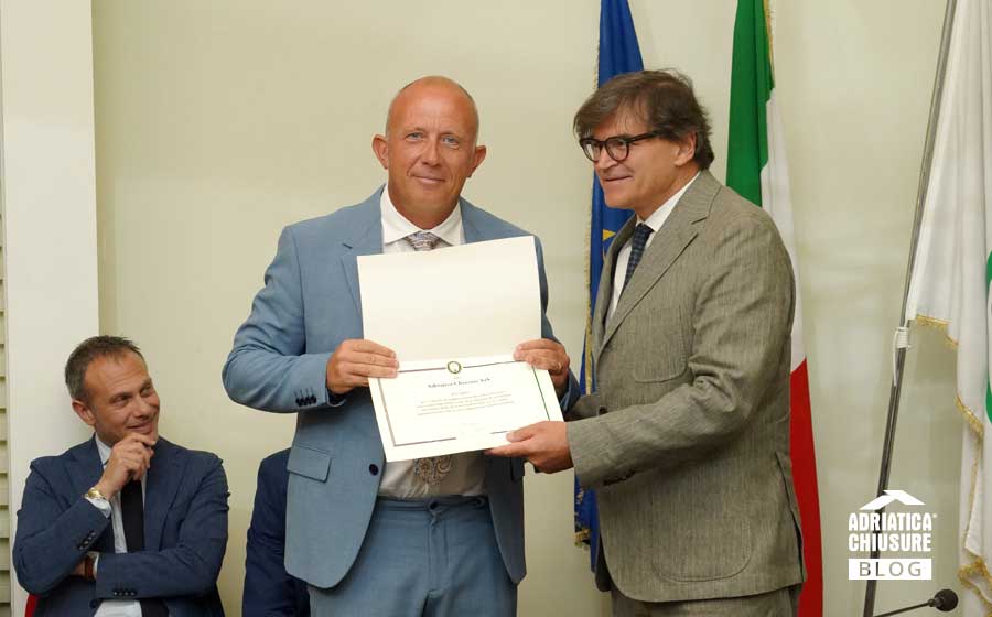 adriatica chiusure premiazione eccellenze delle marche