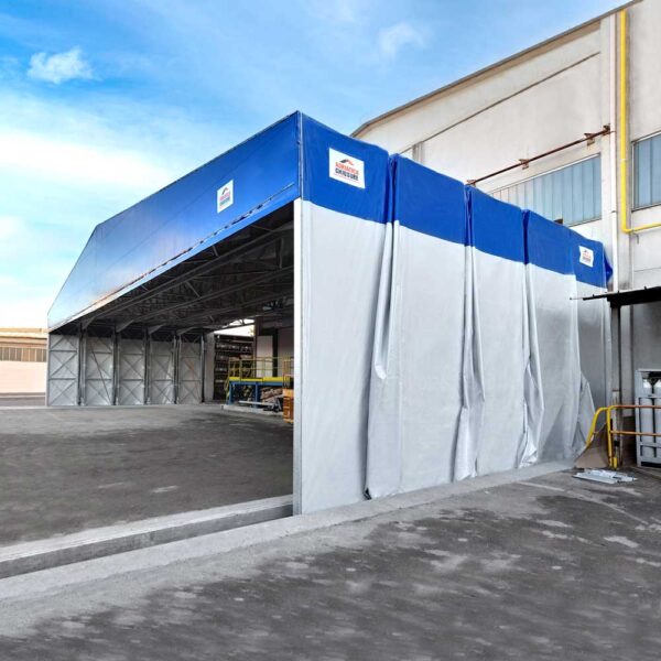 Tunnel retrattile in PVC impacchettabile Adriatica Chiusure